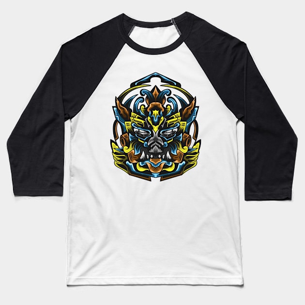 Barong mecha head V2 Baseball T-Shirt by Niche